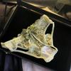 Calcinha Sexy de Renda Estilo Japonês Golden Bell Feminina Cintura Baixa Pura Vazada Doce Laço Francês