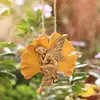 Nuevo producto transfronterizo: Colgante de hada de ginkgo para jardín exterior, balcón, hogar, plantas verdes, bonsái, adorno de manualidad de resina