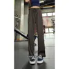Pantalones de estilo americano con pinchos, corte limpio, pantalones finos transpirables para hombre de primavera y otoño, diseño retro, pantalones casuales de pierna recta