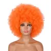 Venta Caliente Transfronteriza Afro Cos Anime Fibra Química Ventilador Colorido Pelucas de Graduación Tocados Fabricante de Pelucas Al por Mayor