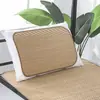 Peça de travesseiro de bambu carbonizado peça única de travesseiro 40*60cm dupla face grande peça de travesseiro para adulto tapete de travesseiro de rattan peça de travesseiro 50*70cm