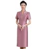 Cheongsam Nobre para Jovens Mulheres de Verão de Alta Qualidade Elegante Mãe Vestido de Casamento Banquete Brinde Rosa Roxo