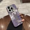 Adecuado para Funda de Teléfono Láser Apple 16 Pro Max 17 Diamante Destellante Lente iPhone 15 Gama Alta Lujo 14 Funda Dura 13