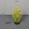 Decoração de Cana Artificial e Capim-cauda-de-cão Planta Verde Arranjo Doméstico Interno Grama Floral Paisagismo Grama Cebola Artificial Lírio-do-vale