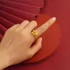 Collar Dorado de Larga Duración y Resistente al Desgaste con Diseño de Loto, Nuevos Aretes y Anillos de Estilo Chino de Verano para Mujer, Joyería de Cobre Dorado Imitación de Alta Gama