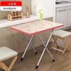 Mesa Dobrável Mesa de Jantar Mesa Pequena para Comer Casa Quarto Dormitório Mesa Quadrada Barraca de Rua Mesa de Jantar Simples Portátil