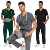 Ropa de Trabajo para Hospital, Doctor, Enfermera de Talla Europea para Hombre Ropa Lavable a Mano Ropa de Enfermera Ropa de Trabajo Uniforme de Enfermera para Salón de Belleza