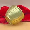Tigela de Tesouro de Latão, um Balde de Ouro, Mesa de Escritório, Sala de Estar, Casa, Hotel, Decoração de Casa de Cobre, Ornamento de Artesanato Cem Bênçãos