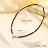Pedra Natural Luxo Leve Nicho Colar Moda Ágata Cristais Contas Corrente Clavícula Feminina Corrente de Pescoço de Alta Qualidade