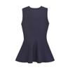 Ropa de mujer europea y americana transfronteriza 20225 primavera nuevo temperamento de moda simple versátil vestido de punto sin mangas