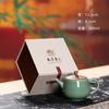 Longquan celadón mineral en bruto hecho a mano tetera de cuchillo saltarín cerámica té olla individual juego de té kung fu chino hogar alta gama mayoreo