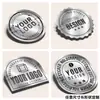 Etiquetas Autoadhesivas Color Personalizado Impresión Pequeño Lote Impermeables PVC Pet Plateado Mate Pegatinas de Dragón con Adhesivo