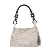 Bolso Grande de Nuevo Estilo Chino para Mujer, Bolso de Hombro Versátil de Moda con Estilo Nacional, Bolso Cuadrado Pequeño de Hombro de Tendencia de Nicho