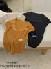 Polo Gola Lapela Malha Fina Slim Feminino Novo Estilo Coreano Estilo Preguiçoso Versátil Simples Suéter Cor Lisa Top