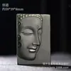 Jade Hetian de Xinjiang Zafiro Material Fino Colgante de Paz Jade Brillante Mate Colgante de Guanyin Buda Joyería