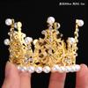 Princesa Coroa Decoração Do Bolo Rainha Do Laço Liga De Plástico Pérola Coroa Do Bolo Ornamentos Decoração Do Bolo De Noiva