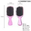 Novo Pente Mini Air Cushion Eletrodepositado com Cerdas de Javali Massageador Portátil com Bolsa de Ar Pente para Cabelo Pente Alisador