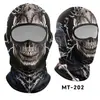 Máscara Facial de Seda Helada con Protección Solar de Calavera Venenosa de Payaso para Exteriores, Gorra Forro de Casco para Montar en Motocicleta, Unisex
