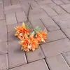 Floristería de Simulación de Boda Naranja Material de Flores Naranja Naranja Tema Arreglo de Lugar de Boda Hotel Arreglo de Flores de Plástico