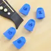 Protetor de Dedo de Silicone Respirável para Guitarra para Iniciantes Tocarem Guitarra e Pressionarem as Cordas para Prevenir Lesões e Protetor de Dedo