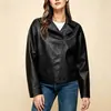 Otoño 2026 Transfronterizo Amazon Estilo Europeo y Americano 3D Chaqueta de Cuero Abrigo de Cuero Retro Genial