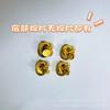 Accesorios de Ferretería DIY Conexiones de Cobre Gemelos de Puño de Rosca Bola Soldada Colgante en Blanco de Cobre Collar Pulsera Estilo Chino