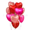 Set de Globos con Forma de Corazón de 12 Pulgadas Transparente Impreso de Látex Decoración de Cumpleaños Arreglo de Escena