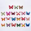 8cm luminosa borboleta cortina decoração tridimensional simulação borboleta adesivos fluorescente quarto infantil decoração borboleta adesivos de parede