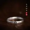 Anel do Zodíaco Chinês Oito Anel de Dedo da Moda Masculina Estilo Frio Anel Aberto do Ano da Vida Artístico Retrô Feminino