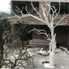 Troncos de árbol, troncos de árbol artificiales, ramas de árbol decorativas, troncos de árbol decorativos para cafeterías, troncos de árbol secos, ramas, flores de seda, otros
