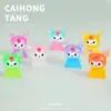 Mini Enfeites 3D Acessórios DIY Coloridos Kuromi Popular Atacado Chaveiro de Mesa Pingente Acessórios de Contas