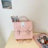 Colgante Fresco 2026 Nuevo Elegante Casual Estilo Coreano Estudiante Dulce Gran Capacidad Bolso de Hombro Único Mochila para la Escuela Mochila Mujer