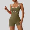 Traje Antigolpes Sin Costuras Xinhong Traje Aéreo Traje de Running Fitness Color de Contraste Traje de Yoga Baile Ajustado Hilo Femenino