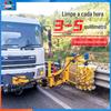 Máquina de limpeza de guarda-corpos de alta velocidade montada em veículos, equipamento de limpeza automática, aspersor sanitário, equipamento de limpeza de caminhões