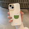 Funda para Teléfono Móvil Apple 16 Coco Verde iPhone15 Nuevo 14plus Creativa 12 Patrón Lichi 11 Rojo de Internet 13p