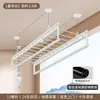 Tendedero de ropa de manivela para balcón, poste elevable para secar ropa, doble poste fijo, tendedero automático para uso doméstico, manual, montado en la parte superior, ropa de enfriamiento
