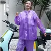 Conjunto de Impermeable y Pantalón de Lluvia, Impermeable, Cuerpo Completo, Piezas Separadas, Unisex, para Ciclismo, Doble Capa, para Patinete Eléctrico, Reparto, Impermeable
