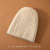 Chapéu de Cashmere Colorido por Atacado de Fábrica para Mulheres, Chapéu Espesso Quente para Proteção das Orelhas Outono e Inverno, Chapéu de Lã Tricotado
