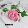 Nuevo Tacto Hidratante Qianzi Rocío Loto Ramo Artificial de Alta Gama Lujoso Accesible Decoración de Mesa para el Hogar Decoración Peonía