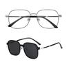 TP1102 set de gafas transparentes funcionales multiusos de doble uso clip para gafas de sol polarizadas moda mujer puede combinar miopía