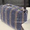 Bolsa de Rede com Strass 6mm Transfronteiriça Bolsa Quadrada com Strass Rosa Branco Azul Branco Bolsa Quadrada King Bolsa Totalmente de Strass Atacado