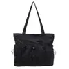 Bolso de Lona de Gran Capacidad para Mujer 2026 Nuevo Estilo Moda Casual Bolso de Hombro Único y de Mano Bolso Tote para Estudiante Clase Viaje