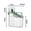 Pote para Armazenamento de Grãos de Cozinha pote para Armazenamento de Grãos Balde de Arroz Transparente Pote para Farinha pote plástico selado caixa de armazenamento
