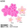Molde Girasol Margarita Flor de Durazno DIY Flor Sakura Difusor Yeso Chocolate Pastel Adorno Molde de Silicona