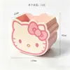 Sanrio Hello Kitty Portalápices Caja de Almacenamiento de Escritorio Organizador de Almacenamiento de Papelería para Estudiantes Cubo de Almacenamiento de Papelería para Estudiantes