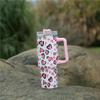 Copo Térmico para Carro 40oz Sanrio Copo de Água Copo Labubu Grande Capacidade Aço Inoxidável 304 para Uso Doméstico
