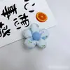 Flores de Tecido com Enchimento de Algodão Estampadas Florais de Cinco Pétalas Acessórios de Cabelo DIY Feitos à Mão Laços Sapatos Chapéus Flores Acessórios de Roupa