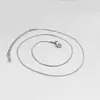 Acero de Titanio Cadena No Descolorante para Mujer Cadena de Labios Versátil Cadena en O Cadena para Clavícula Cadena Desnuda Cadena Simple Lisa Accesorios al por Mayor