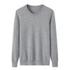 Fábrica 100% cachemira pura cuello redondo camiseta base jersey versátil cuello redondo suéter mujeres cálido temperamento suéter de cachemira mujeres