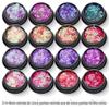 3+4+6mm misto glitter oco cinco pontas estrela 16 cores conjunto ultra-fino Magic slime drop glue unhas joias